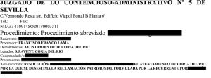 procurador coria del rio 30 años de experiencia