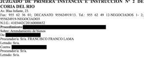 procuradores coria rio sevilla